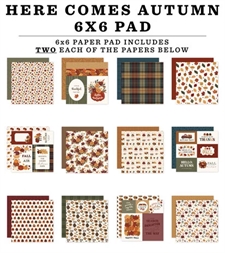 Carta Bella Paper Pad 6x6" - Here Comes Autumn
